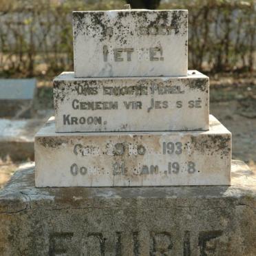 FOURIE Hettie 1934-1938