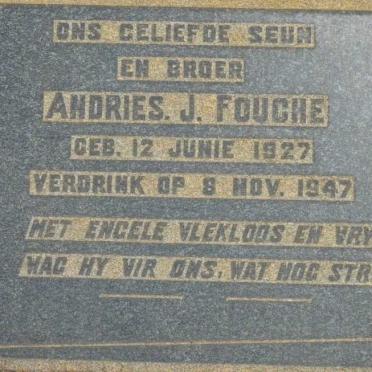 FOUCHE Andries J. 1927-1947