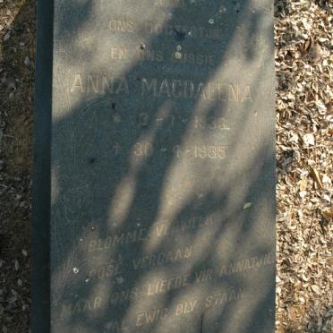 GOOSEN Anna Magdalena 1933-1935