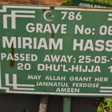 HASSEN Miriam -1962