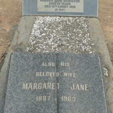 HAMILTON Andrew John -1938 &amp; Margaret Jane 1887-1963