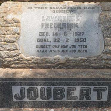 JOUBERT Lawrence Frederick 1927-1950