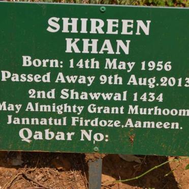 KHAN Shireen -1956