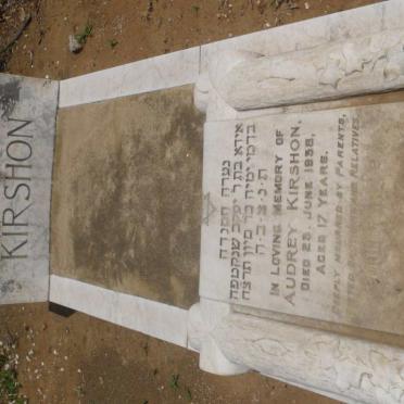 KIRSHON Audrey -1938