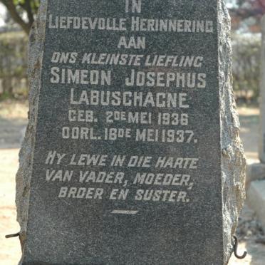 LABUSCHAGNE Simeon Josephus 1936-1937