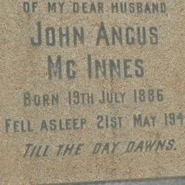 McINNES John Angus 1886-1945