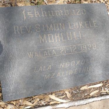 MDHLULI Simon Lukele -1939