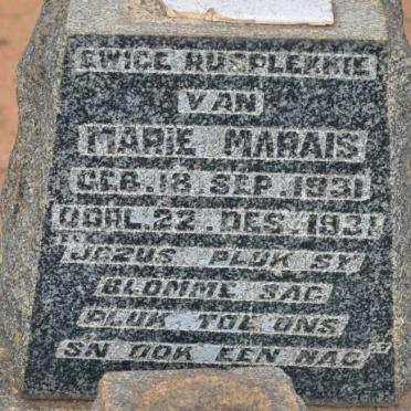 MARAIS Marie 1931-1931