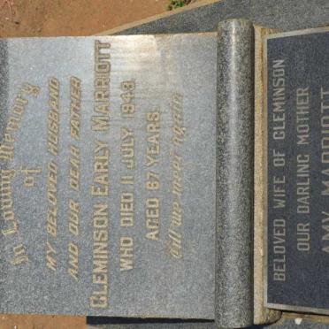 MARRIOTT Cleminson Early -1943 &amp; Amy -1971