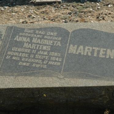 MARTENS Anna Magrieta 1885-1946