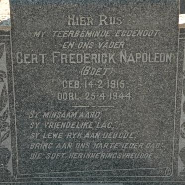 NEL Gert Frederick Napoleon  1915-1944