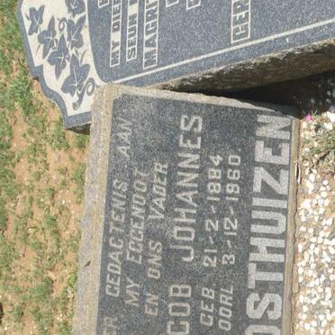 OOSTHUIZEN Jacob Johannes 1884-1960