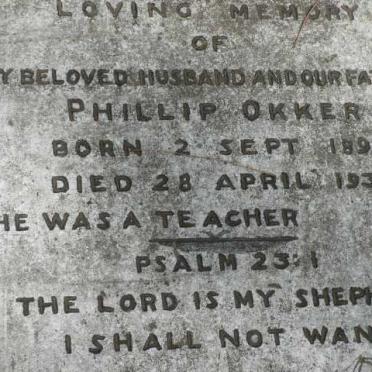 OKKER Phillip 1891-1936