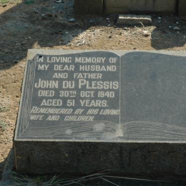 PLESSIS John, du  -1940