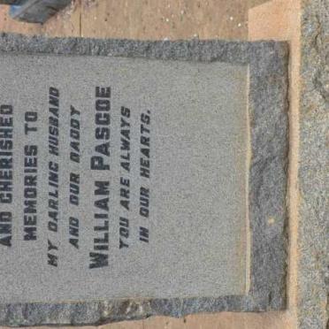 PASCOE William &amp; Madge 1906-1977