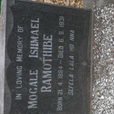 RAMOTHIBE Mogale Ishmael 1884-1931