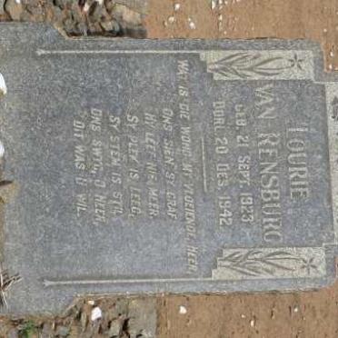 RENSBURG Lourie, van 1923-1942