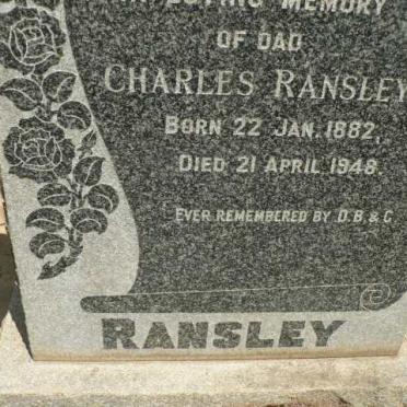 RANSLEY Charles 1882-1948