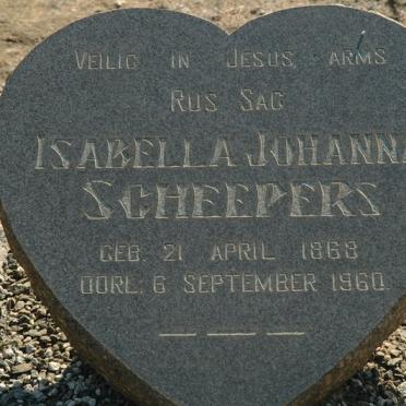 SCHEEPERS Isabella Johanna 1868-1960