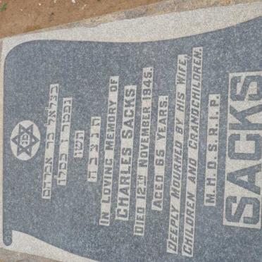 SACKS Charles -1945