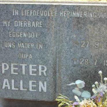 ALLEN Peter 1908-1979
