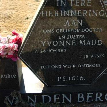 BERG Yvonne Maud, van den 1963-1979