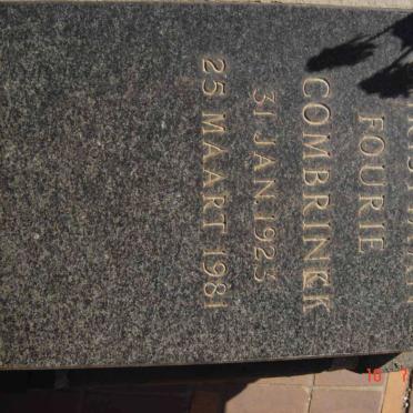 COMBRINCK Christiaan Fourie 1923-1981