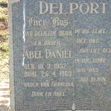 DELPORT Abel Daniël 1932-1963