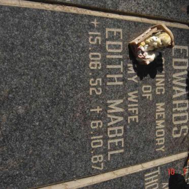 EDWARDS Edith Mabel 1952-1987