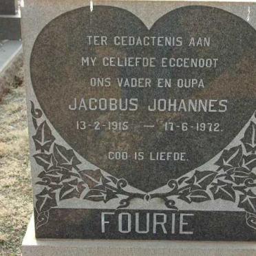 FOURIE Jacobus Johannes 1915-1972