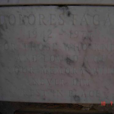 FAGAN Dolores 1942-1977