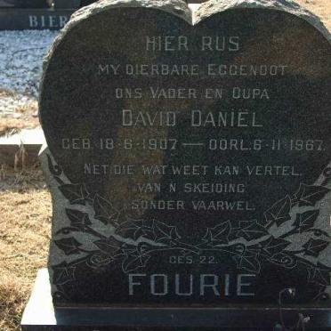 FOURIE David Daniel 1907-1967