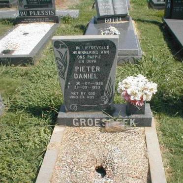 GROESBEEK Pieter Daniël 1926-1993