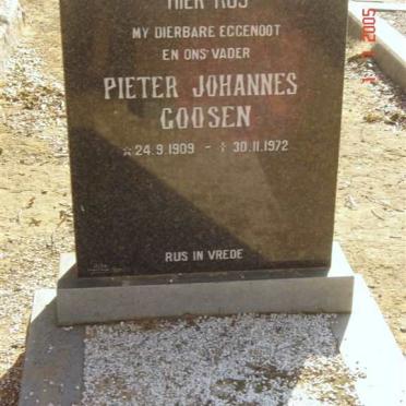 GOOSEN Pieter Johannes 1909-1972