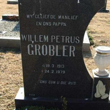 GROBLER Willem Petrus 1913-1979