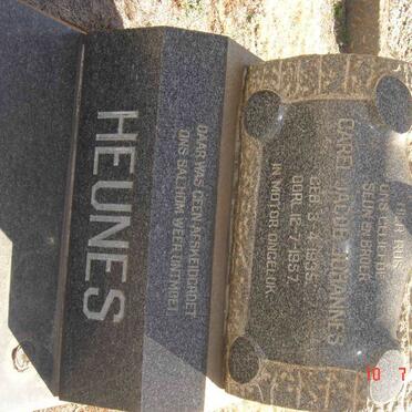 HEUNES Carel Jacob Johannes 1935-1957