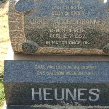 HEUNES Carel Jacob Johannes 1935-1957