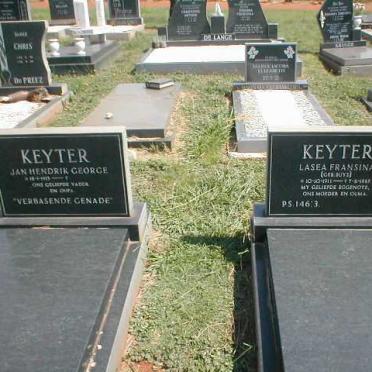 KEYTER Jan Hendrik George 1913- &amp; Lasea Fransina BUYS 1911-1987