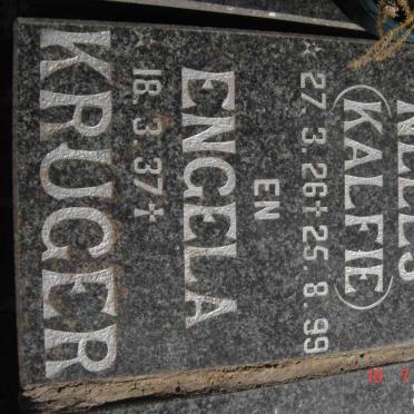 KRUGER Neels 1926-1999 &amp; Engela 1937-