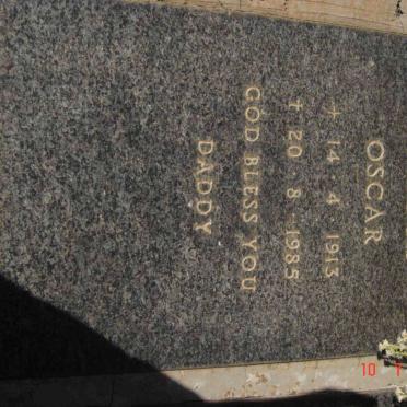 KOCK Oscar, de 1913-1985