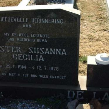 LANGE Hester Susanna Cecilia, de 1914-1978
