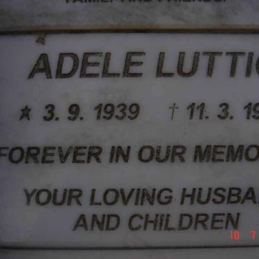 LUTTIG Adele 1939-1997