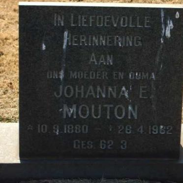 MOUTON Johanna E. 1880-1962