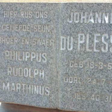 PLESSIS Philippus Rudolph Marthinus Johannes, du 1954-1978