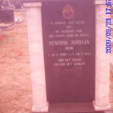 ROETS Hendrik Adriaan 1962-1997