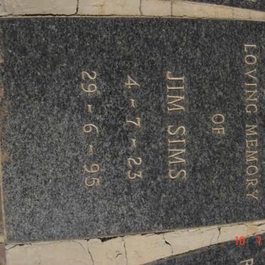 SIMS Jim 1923-1995