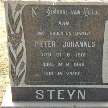 STEYN Pieter Johannes 1917-1968