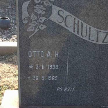SCHULTZ Otto A.H. 1938-1969