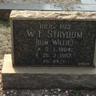 STRYDOM W.F. 1904-1967