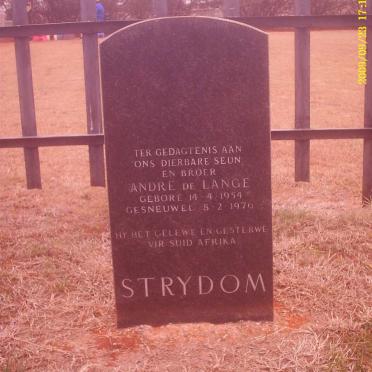STRYDOM Andre de Lange 1954-1976